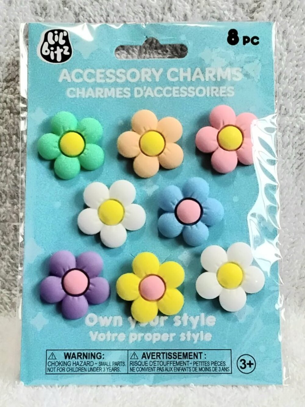 Sealed 3/$30 Set of 8 Themed Own Your Style Croc Charms by Lil' Bitz Modifi!!